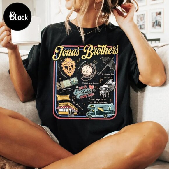 Retro Jonas Brothers Shirt, Jonas Brothers Greetings From Your Hometown Tour Tee - Picture 1 of 1